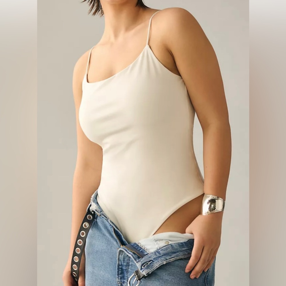 Anthropologie Cami Thong Bodysuit